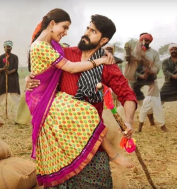 Ram Charan Rangasthalam 1985 Movie New Posters & Working Stills