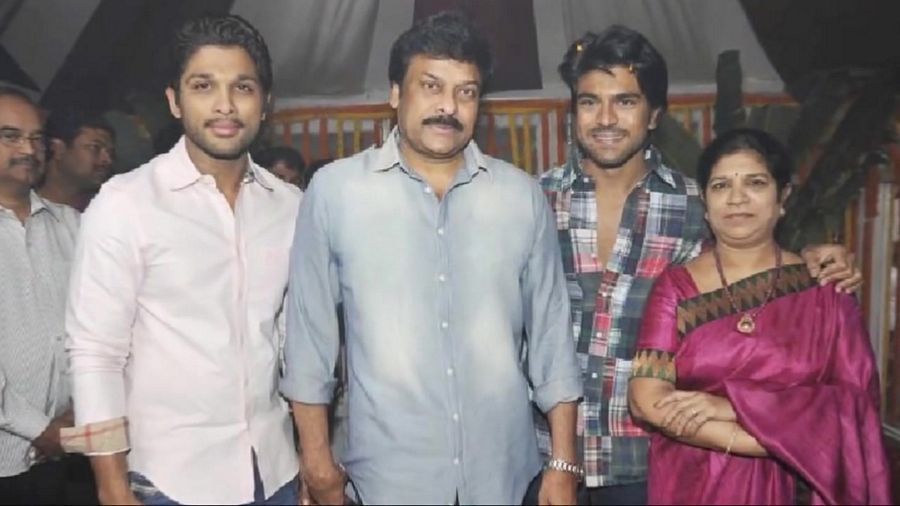 Ram Charan and Allu Arjun Unseen Photos