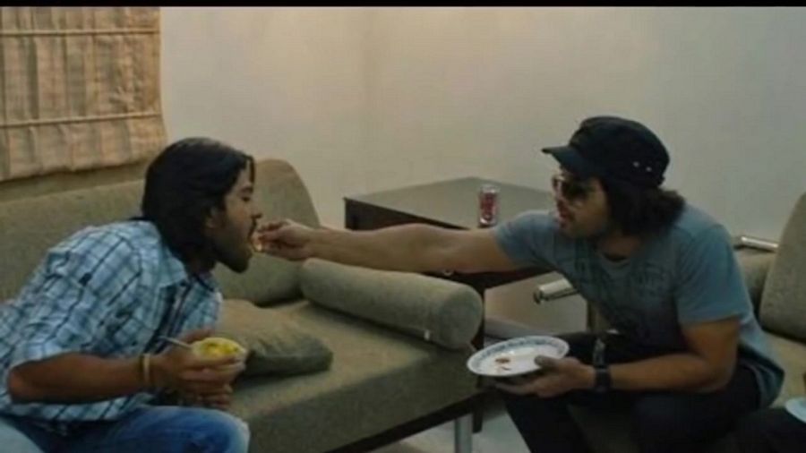 Ram Charan and Allu Arjun Unseen Photos