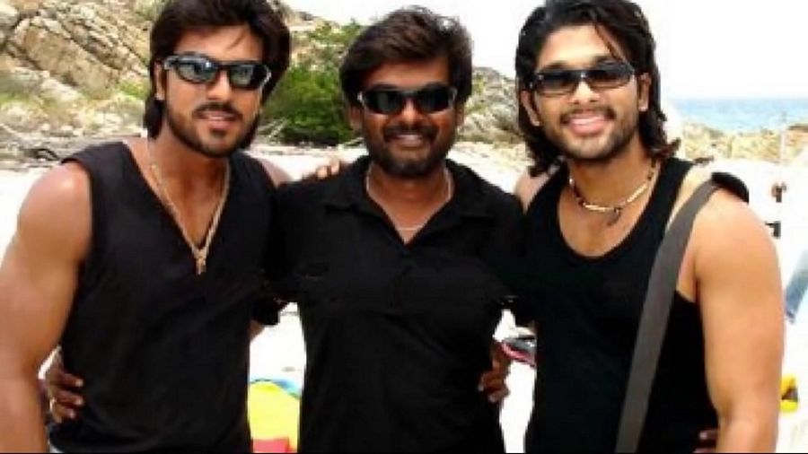 Ram Charan and Allu Arjun Unseen Photos