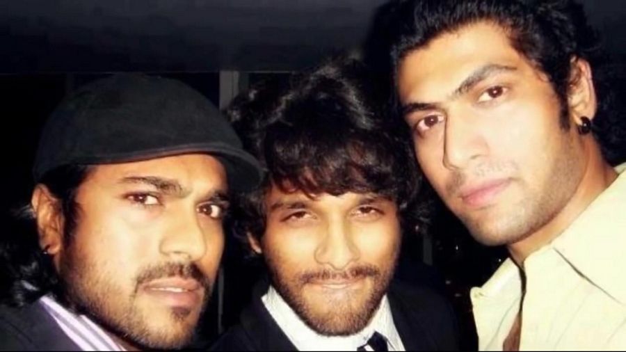 Ram Charan and Allu Arjun Unseen Photos