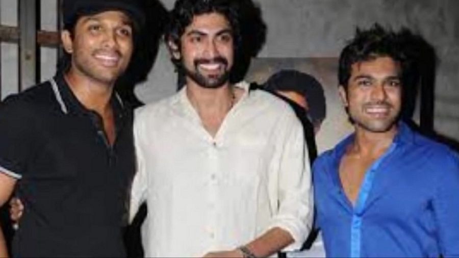 Ram Charan and Allu Arjun Unseen Photos