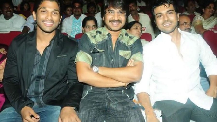 Ram Charan and Allu Arjun Unseen Photos