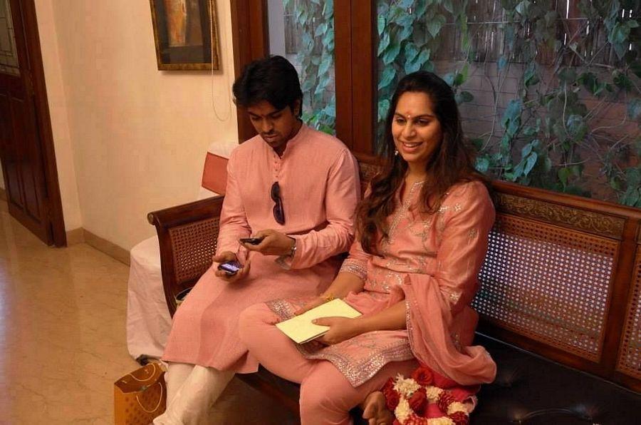Ram Charan with Upasana Unseen Photos