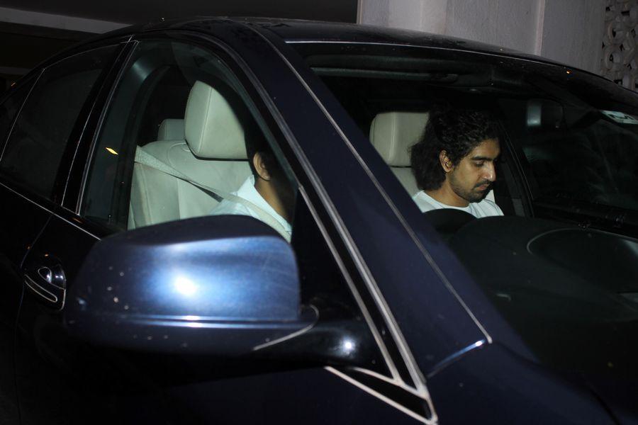 Ranbir Kapoor, Alia Bhatt & Ayan Mukerji Spotted At Karan Johar House