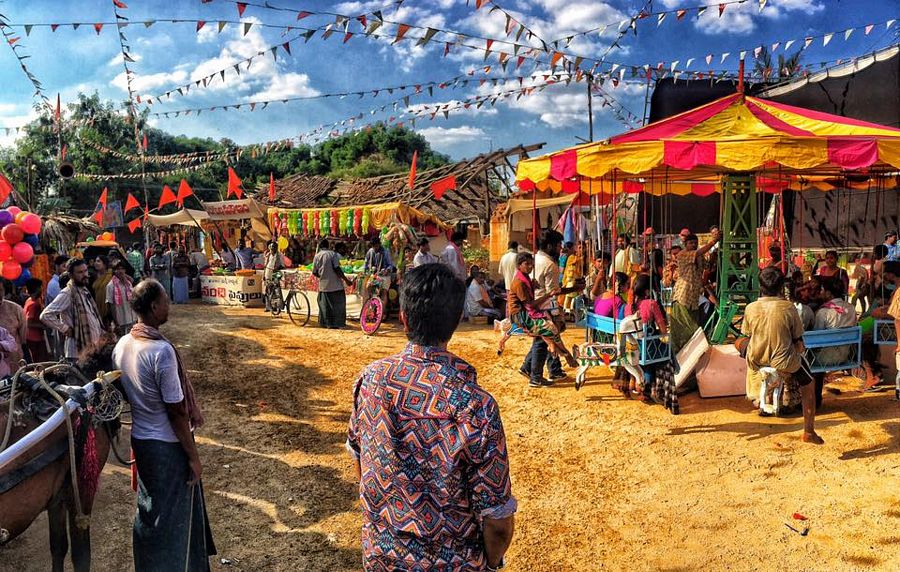 Rangasthalam 1985 on Location Photos