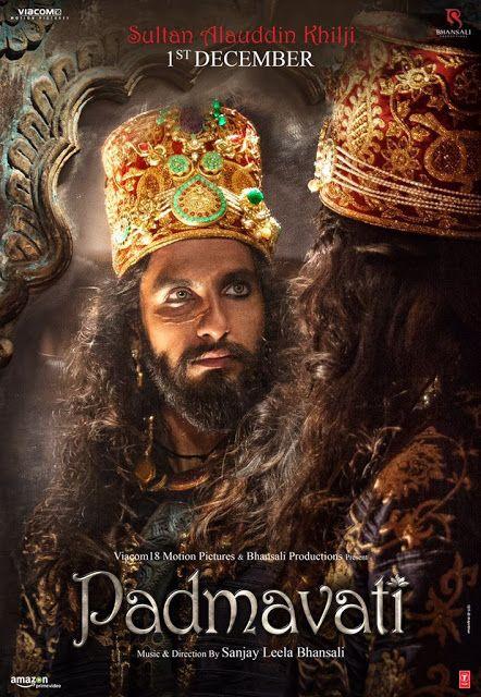 Ranveer Singh as Sultan Alauddin Khilji New Posters in Padmavati