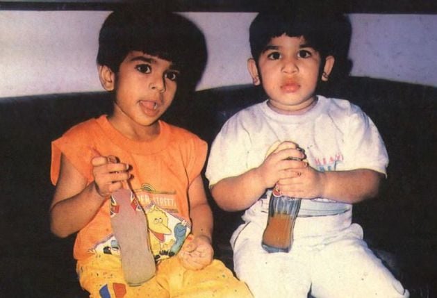 Rare and Unseen Childhood Images of Ram Charan Tej