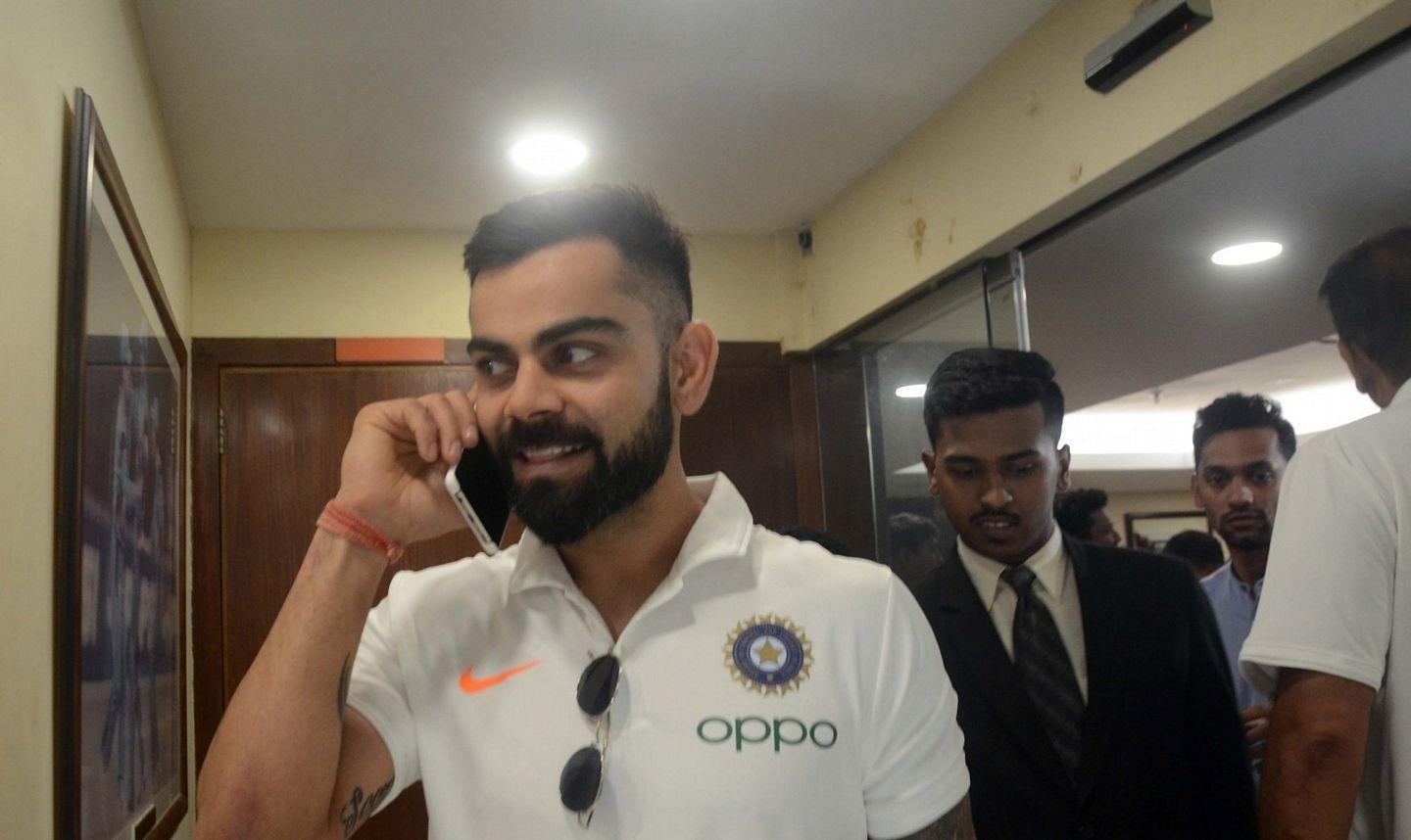 Ravi Shastri and Kohli meets the Press