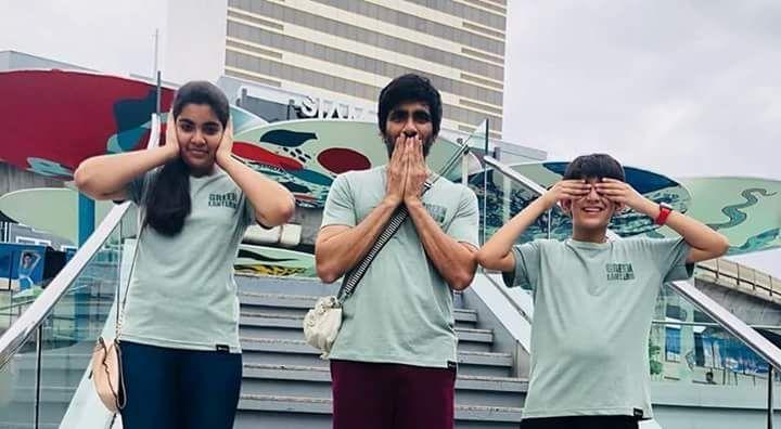 Ravi Teja holidays with kids in Bangkok Photos