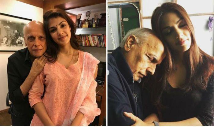 Rhea Chakraborty And Mahesh Bhatt Viral Pictures Photos