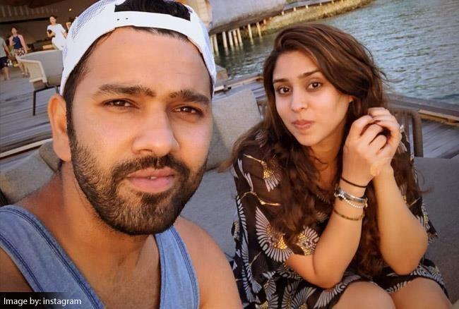Rohit Sharma Personal Photos with Wife Ritika Sajdeh and Family