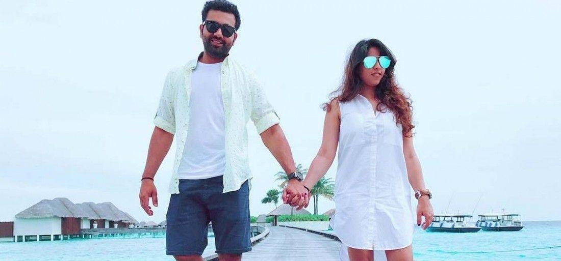 Rohit Sharma Personal Photos with Wife Ritika Sajdeh and Family