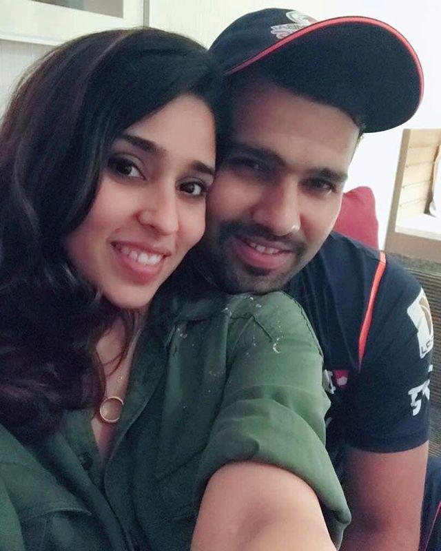 Rohit Sharma Personal Photos with Wife Ritika Sajdeh and Family