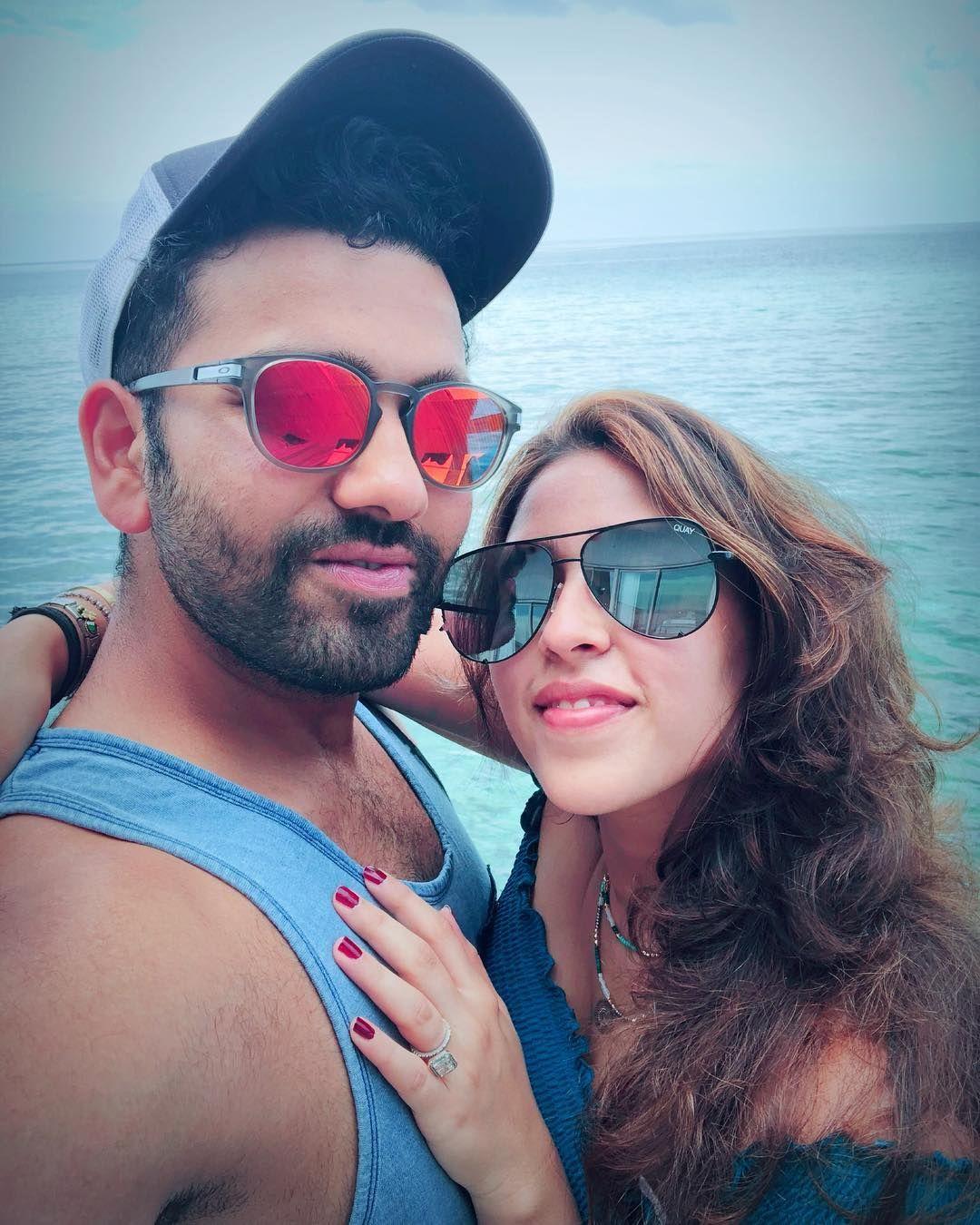 Rohit Sharma Personal Photos with Wife Ritika Sajdeh and Family