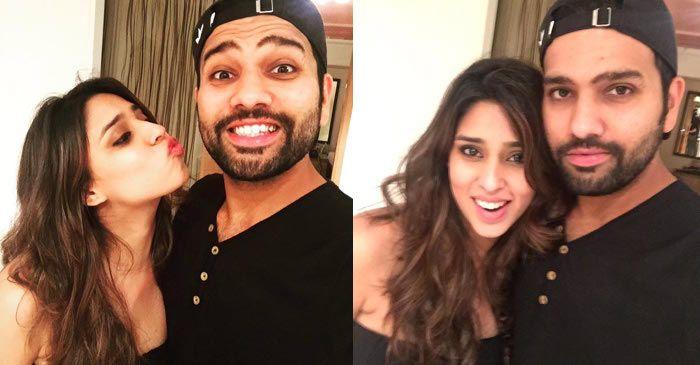 Rohit Sharma Personal Photos with Wife Ritika Sajdeh and Family