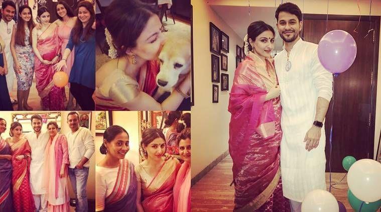 SEE PHOTOS: Shocking! Soha Ali Khan Trolled For Wearing A Pink Saree At Her Baby Shower!