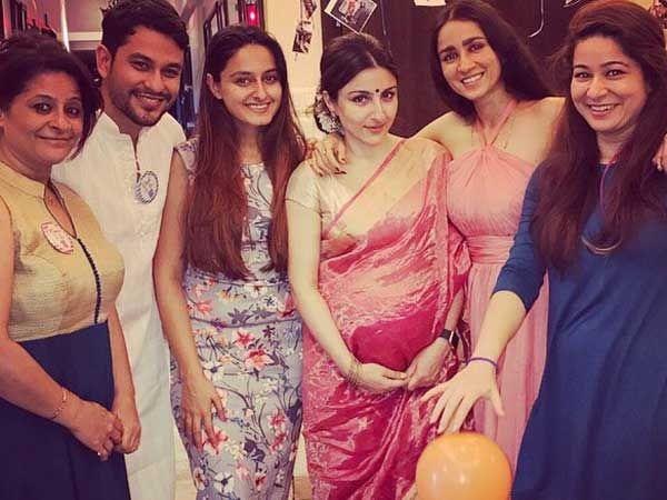 SEE PHOTOS: Shocking! Soha Ali Khan Trolled For Wearing A Pink Saree At Her Baby Shower!