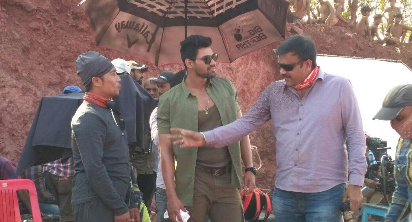 Saakshyam Movie Latest Posters & Working Stills