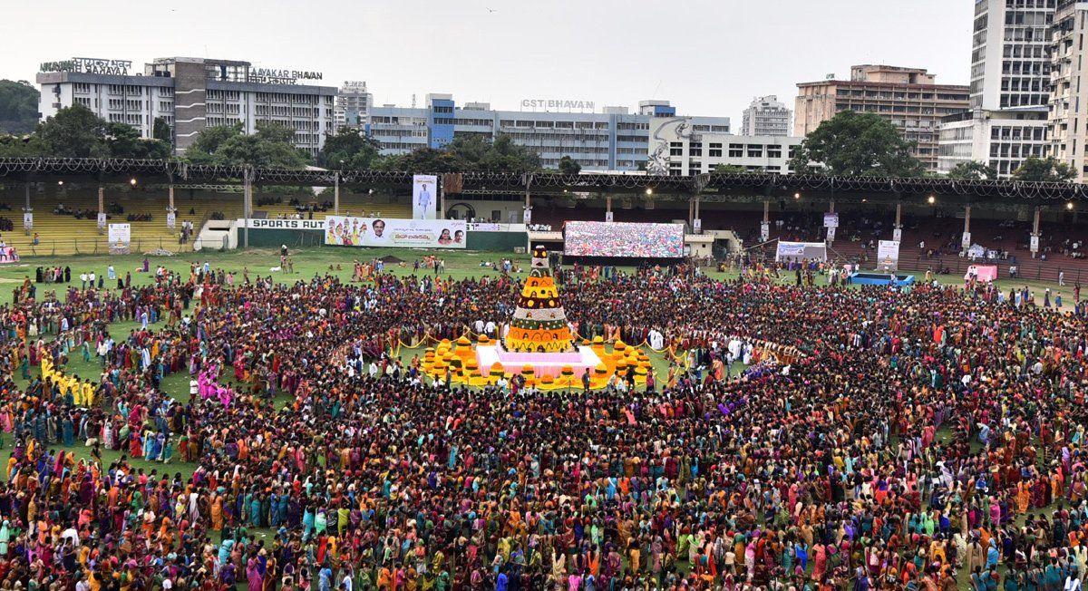 Saddula Bathukamma Celebrations Photos