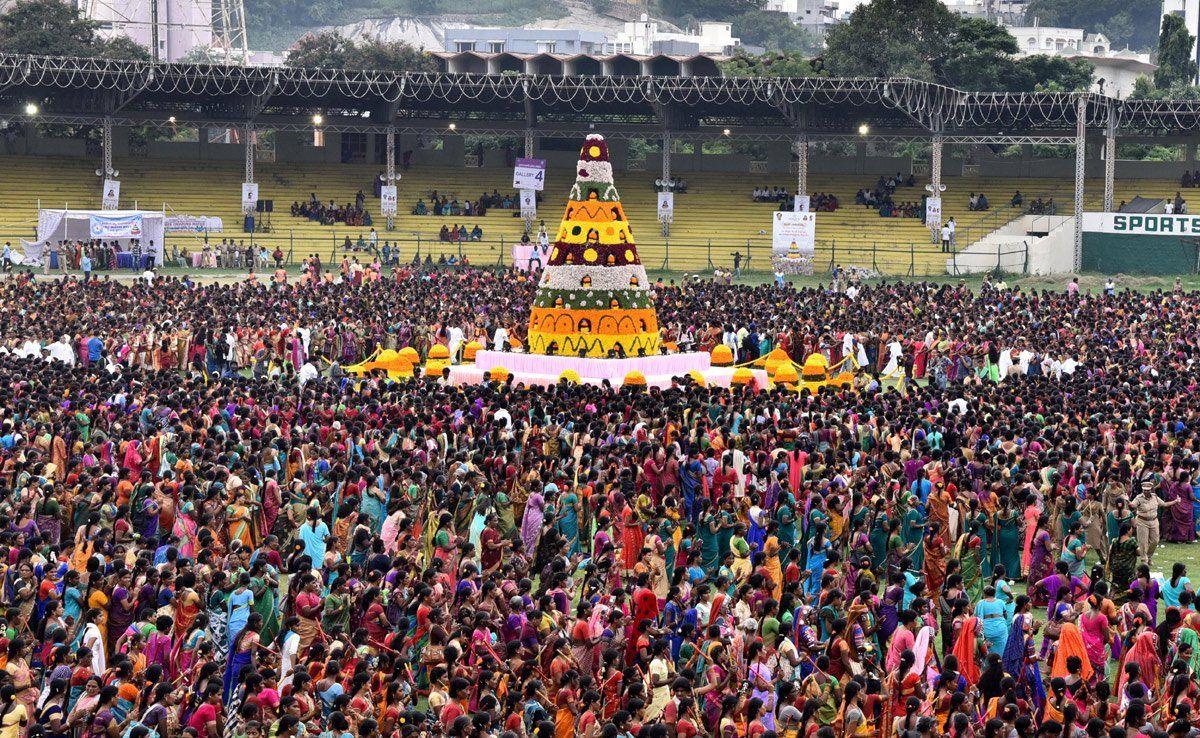 Saddula Bathukamma Celebrations Photos