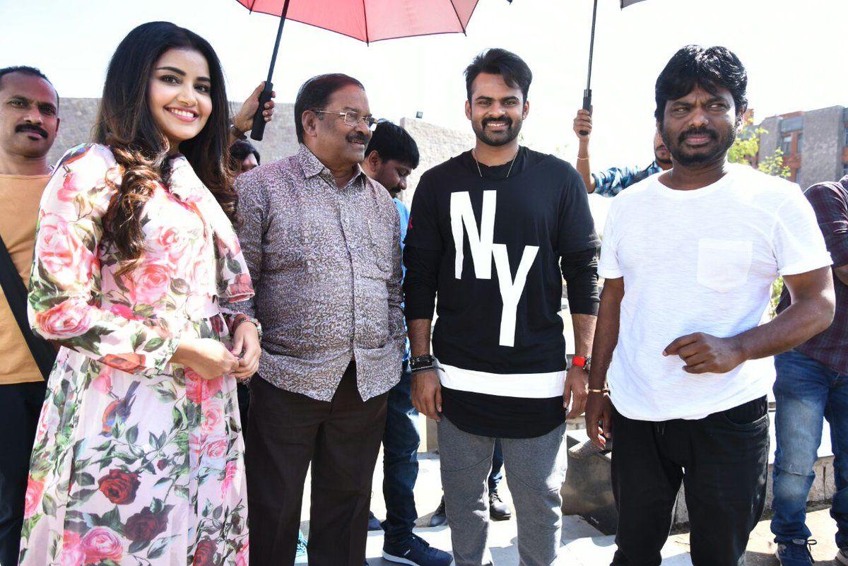 Sai Dharam Tej & Karunakaran’s film On Location Stills