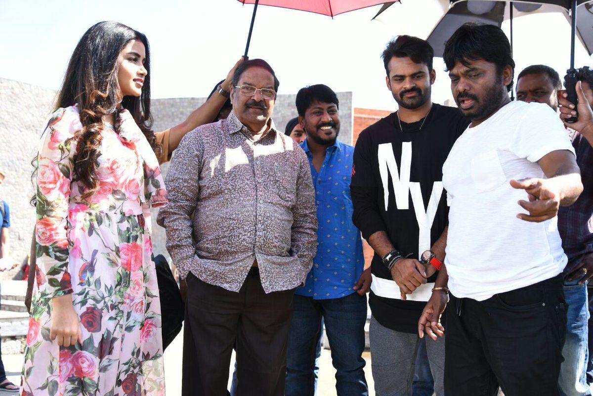 Sai Dharam Tej & Karunakaran’s film On Location Stills