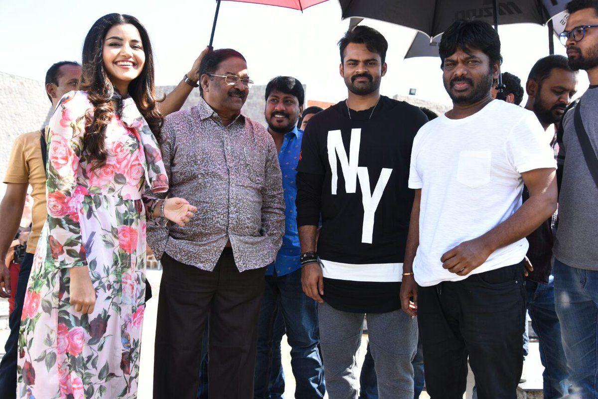 Sai Dharam Tej & Karunakaran’s film On Location Stills