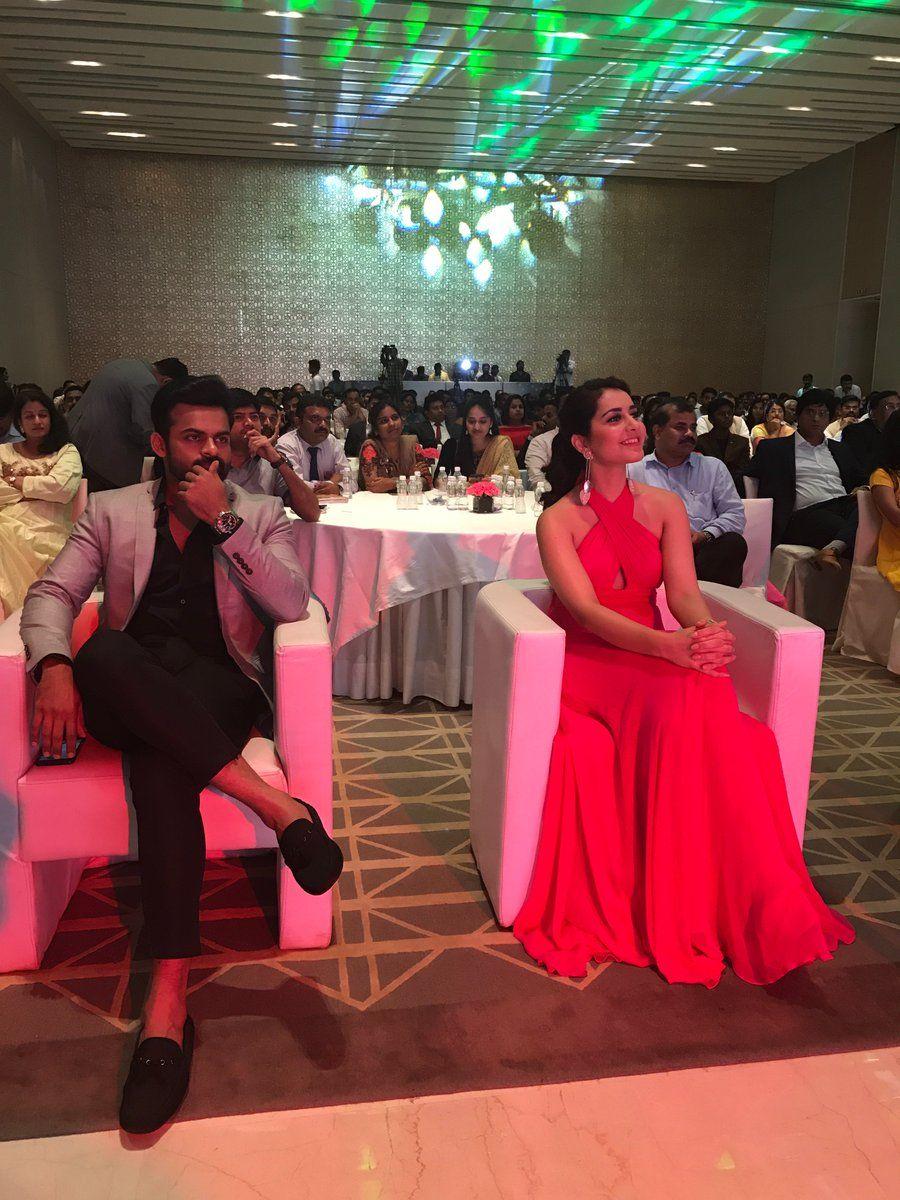 Sai Dharam Tej & Raashi Khanna at the Times Business Awards Pics