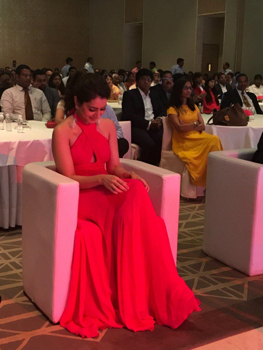 Sai Dharam Tej & Raashi Khanna at the Times Business Awards Pics