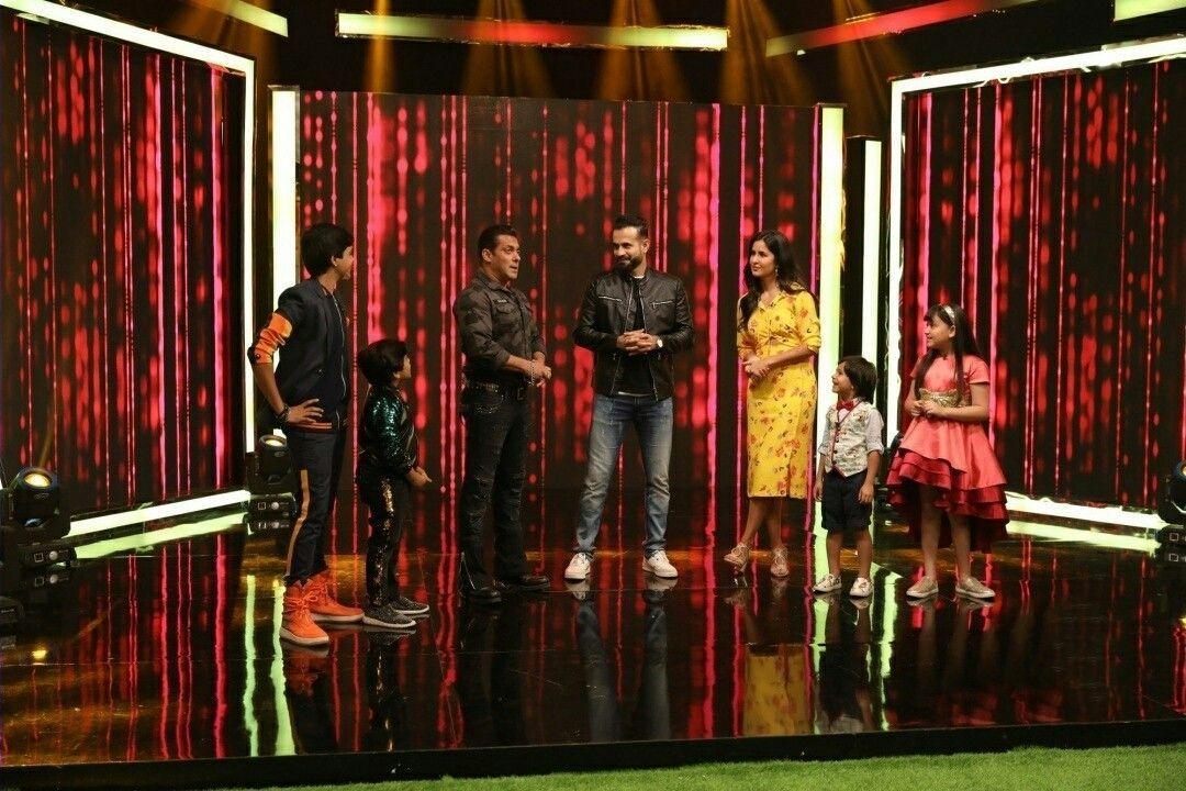 Salman Khan and Katrina Kaif during a programme