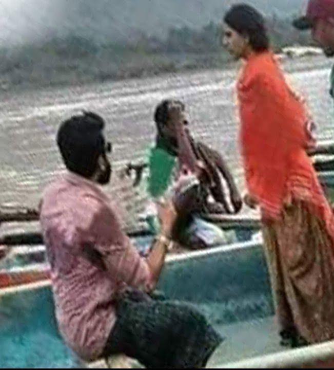 Samantha from the sets of Rangasthalam 1985 Movie