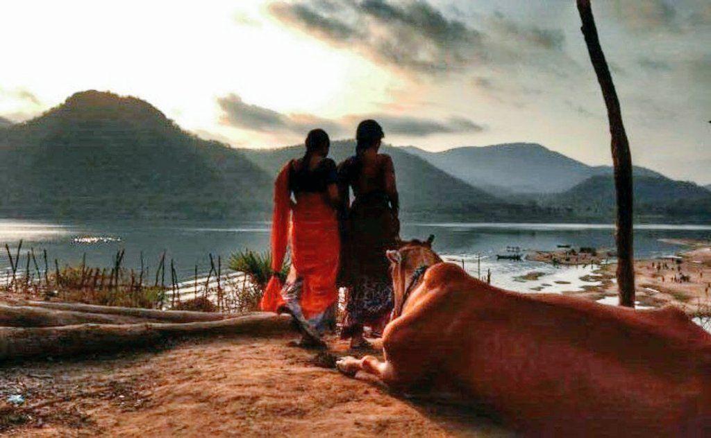 Samantha from the sets of Rangasthalam 1985 Movie