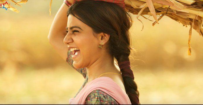 Samantha from the sets of Rangasthalam 1985 Movie