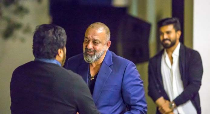 Sanjay Dutt bonds with Ram Charan and Chiranjeevi Photos