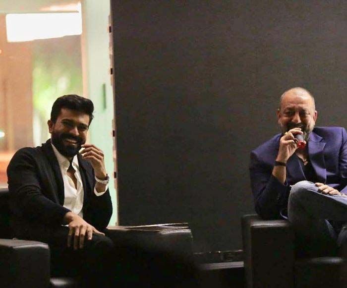 Sanjay Dutt bonds with Ram Charan and Chiranjeevi Photos