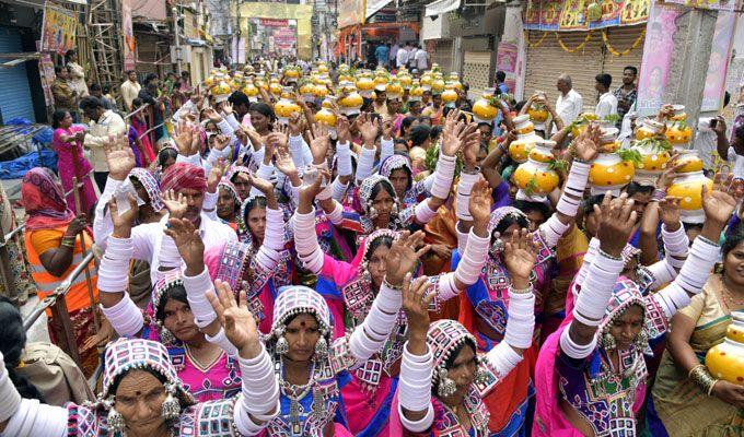 Secunderabad Ujjaini Mahankali Bonalu Celebration Photos