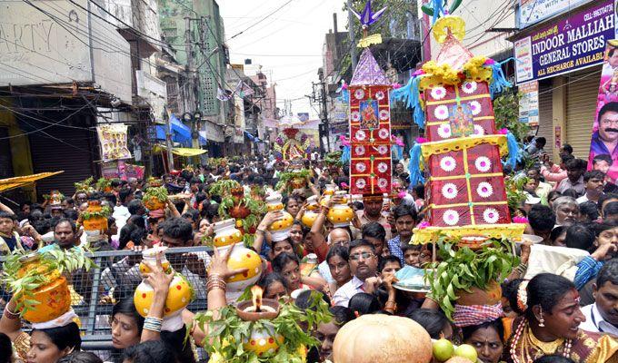 Secunderabad Ujjaini Mahankali Bonalu Celebration Photos