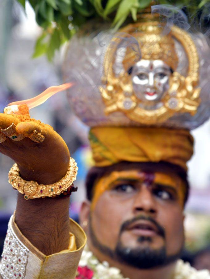 Secunderabad Ujjaini Mahankali Bonalu Celebration Photos