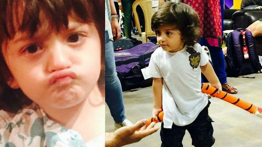 Shah Rukh Khan Little Son AbRam Kha Photos