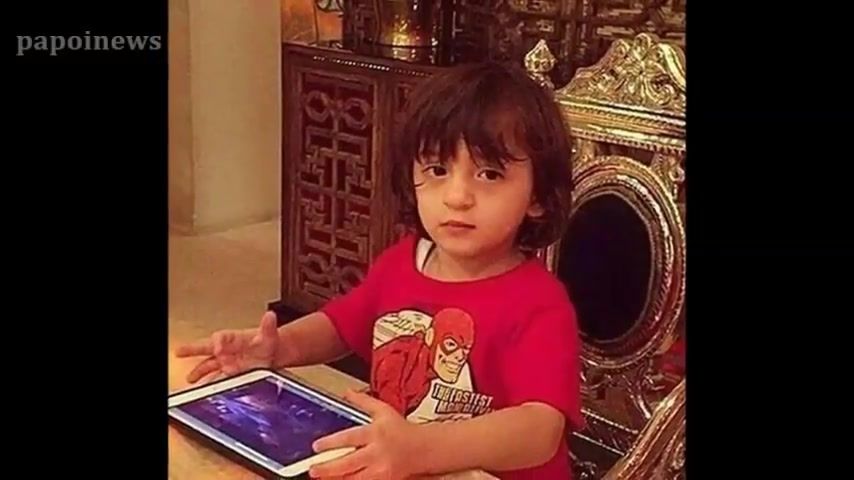 Shah Rukh Khan Little Son AbRam Kha Photos