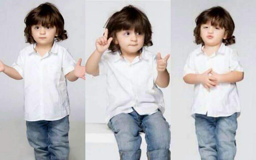 Shah Rukh Khan Little Son AbRam Kha Photos