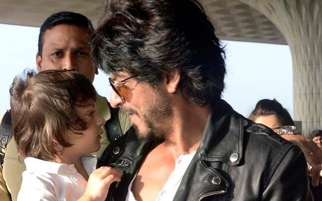 Shah Rukh Khan Little Son AbRam Kha Photos