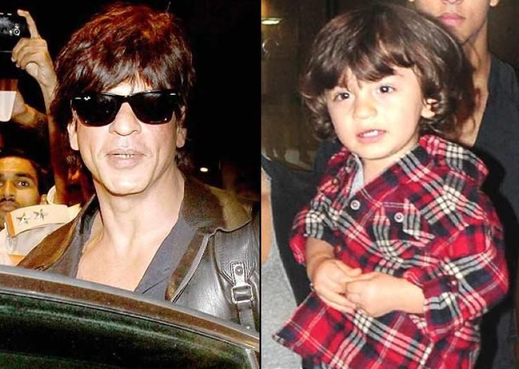 Shah Rukh Khan Little Son AbRam Kha Photos