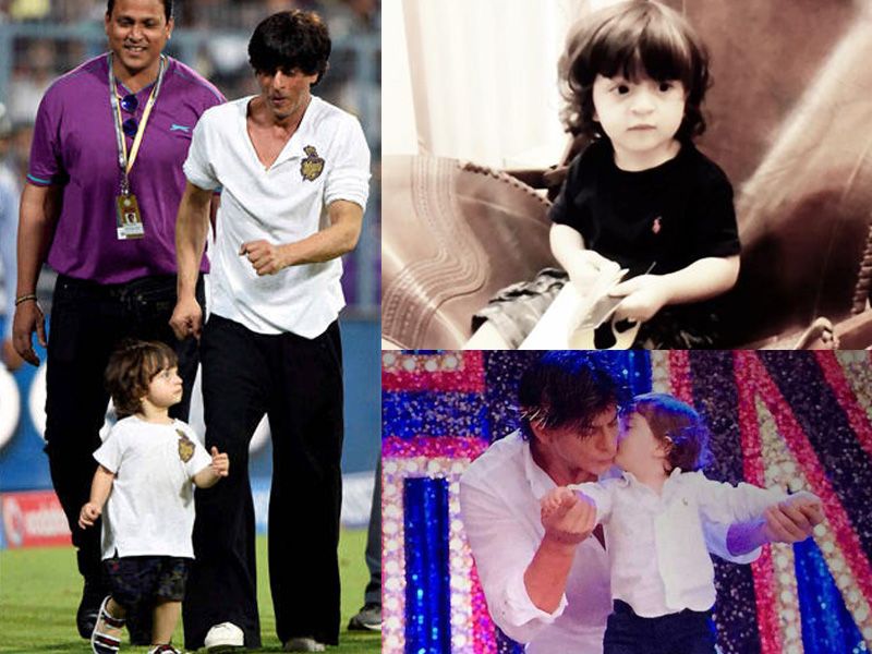 Shah Rukh Khan Little Son AbRam Kha Photos