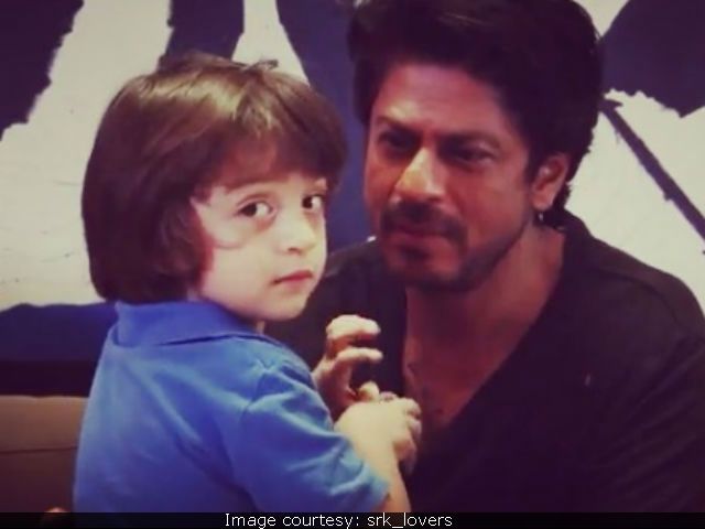 Shah Rukh Khan Little Son AbRam Kha Photos