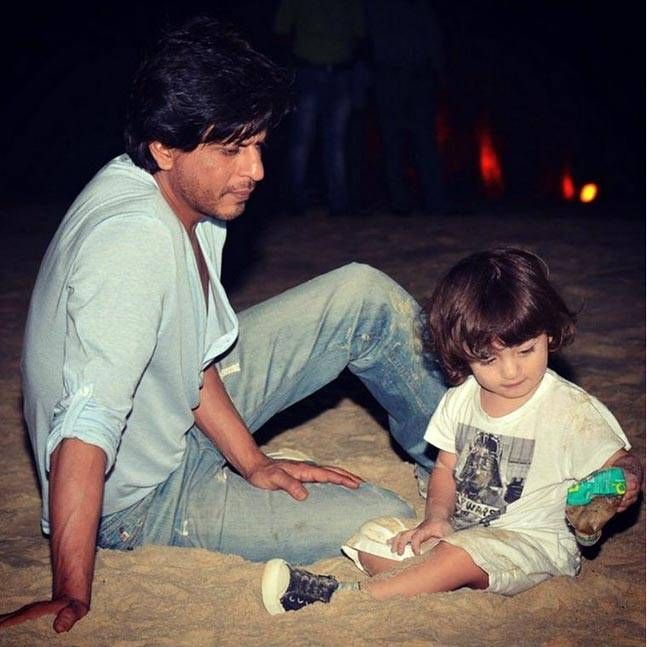Shah Rukh Khan Little Son AbRam Kha Photos