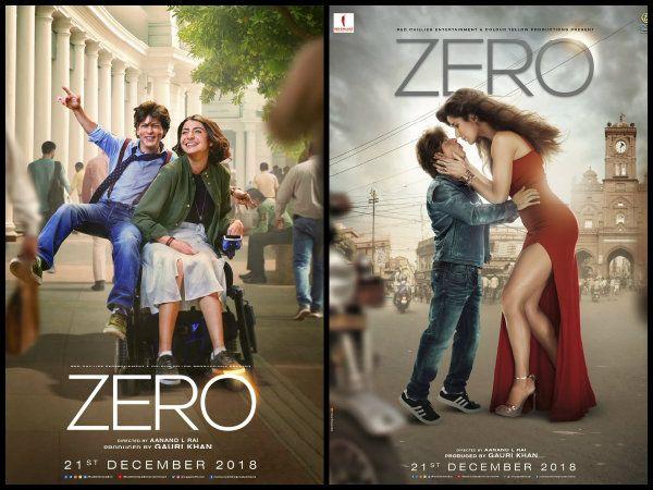 Sharukh Khan Zero Movie Posters