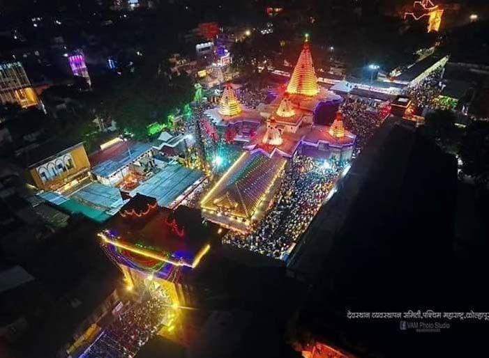 Shirdi Saibaba Temple Decorated for The Commemoration of 100 Years Photos