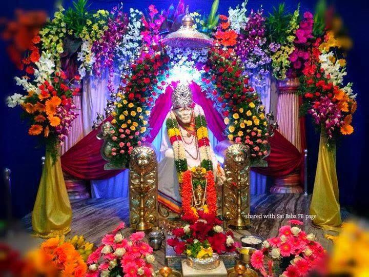 Shirdi Saibaba Temple Decorated for The Commemoration of 100 Years Photos